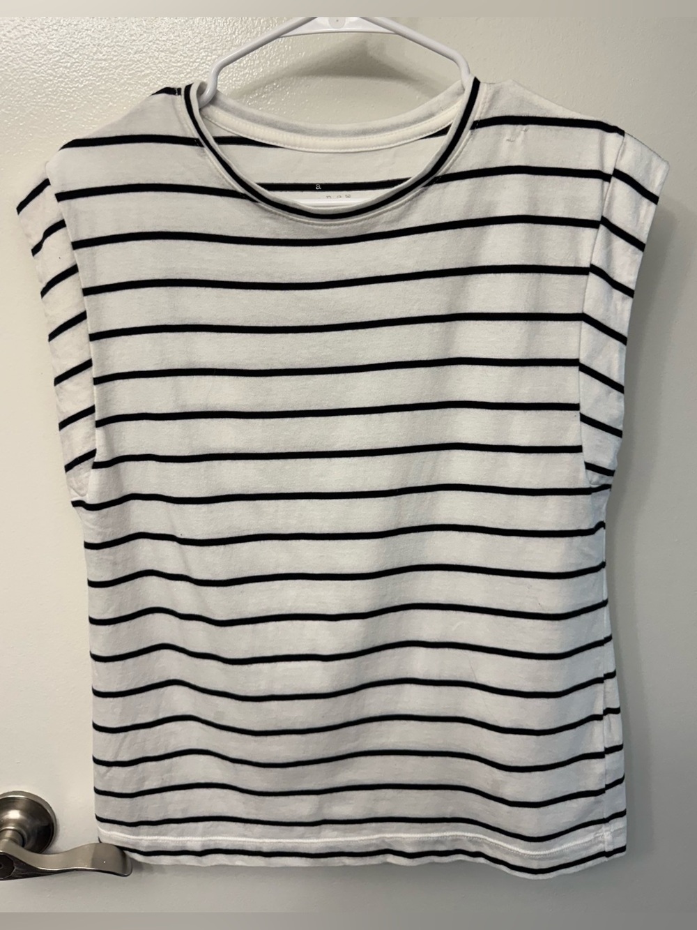 EUC A New Day Striped Muscle Tee